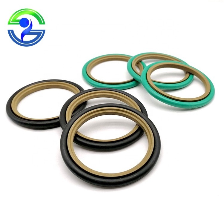 Hydraulic Piston Step Seal Ptfe/pu Slide Ring With O Ring