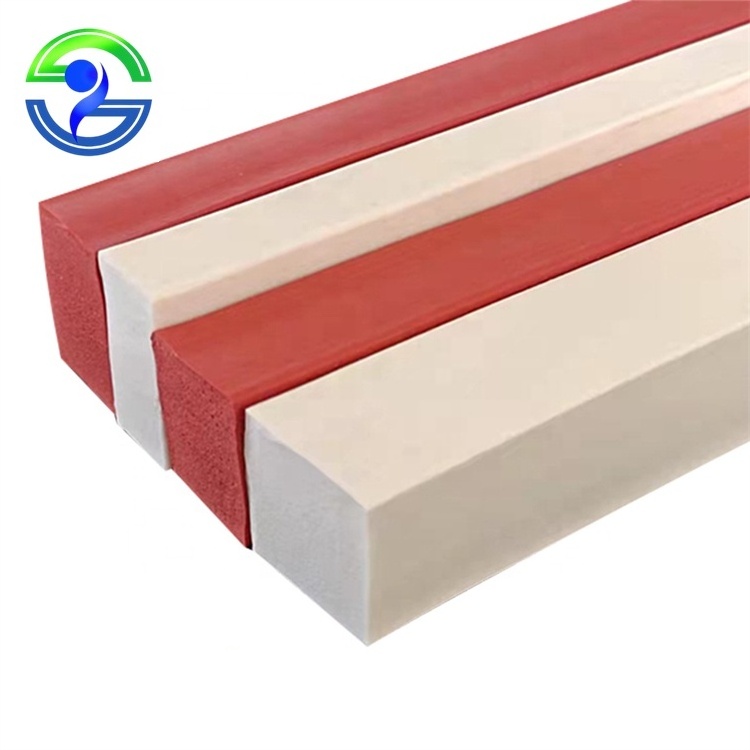 Free Sample Extruded Silicone Rubber Foam Sponge Seal Strip