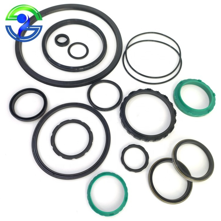 Polyurethane Hydraulic Cylinder Un Oil Seal High Temperature Resistance Un Combination Oil Seal Fluorine Adhesive Rubber Seals