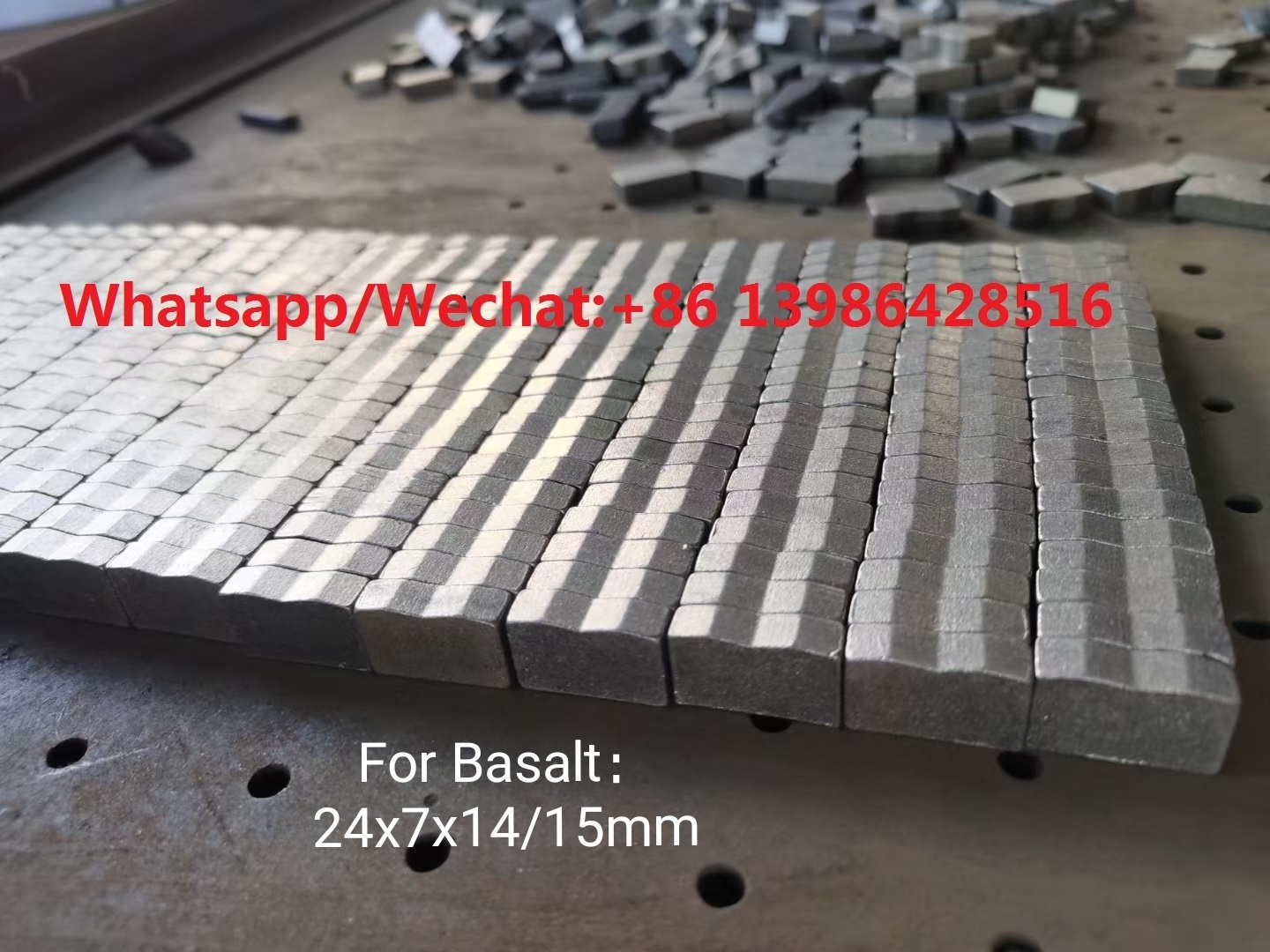 10/12/14/15/16/20mm bridge Saw Blade diamond Segment for granite marble sandstone basalt limestone andesite concrete stone