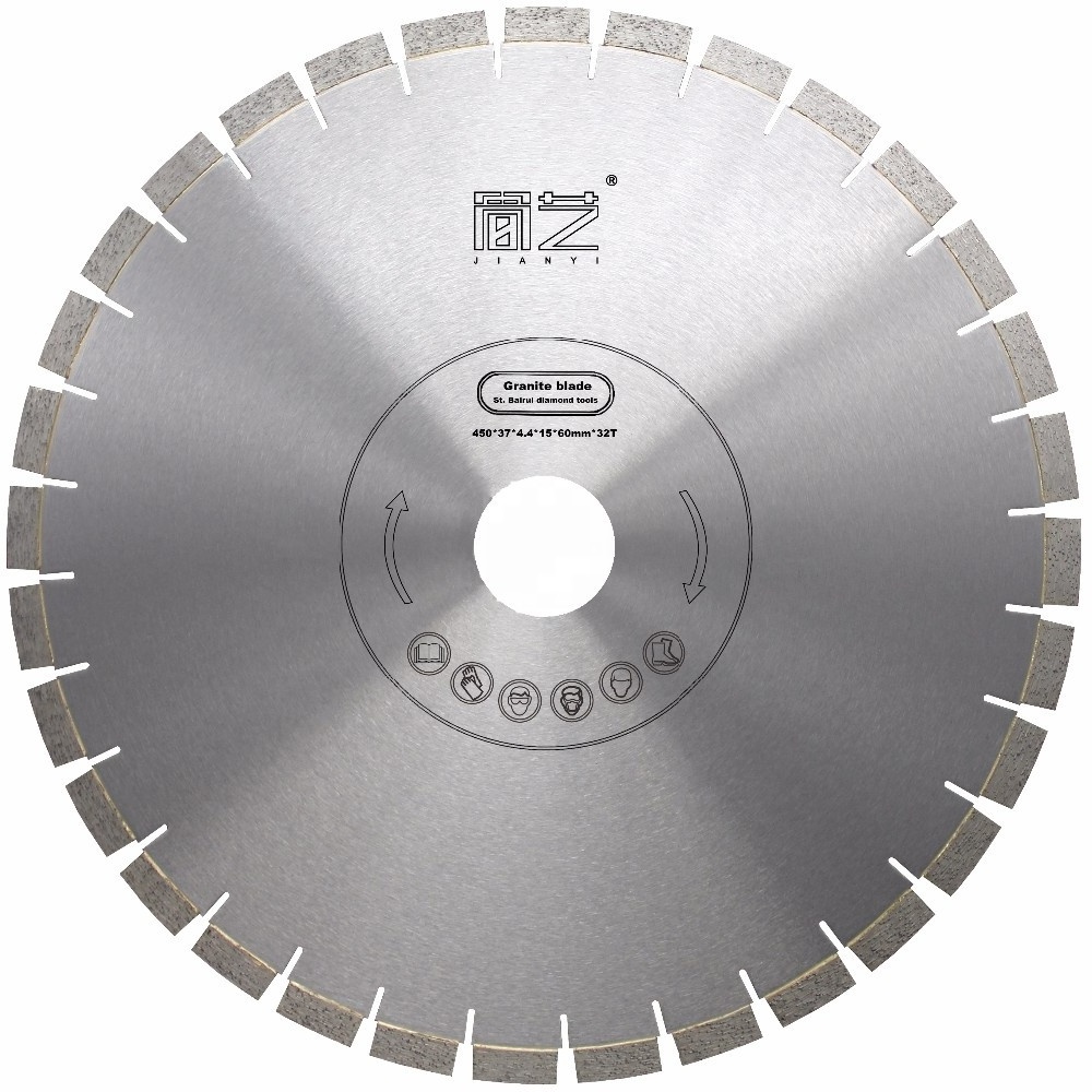 300mm 350mm 400mm 450mm Diamond Wet Cutting Disc Segmented Saw Blade Granite Blade