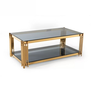 European Nordic design living Room Furniture stainless steel coffee tea table end table for glass top marble