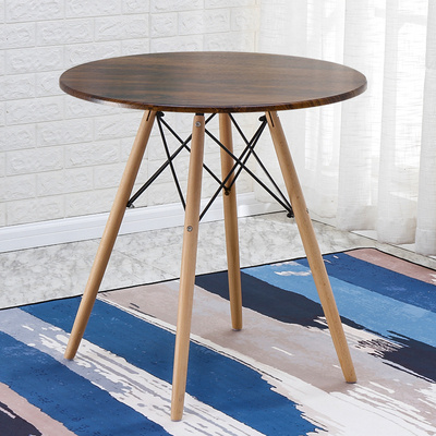 Factory Sale Various Widely Used Beech Wood Leg Lightweight and practical Panel White Round Multiple Size Glass Coffee Table