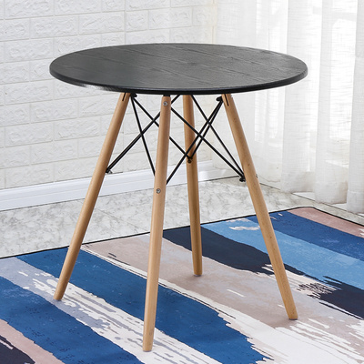 Factory Sale Various Widely Used Beech Wood Leg Lightweight and practical Panel White Round Multiple Size Glass Coffee Table