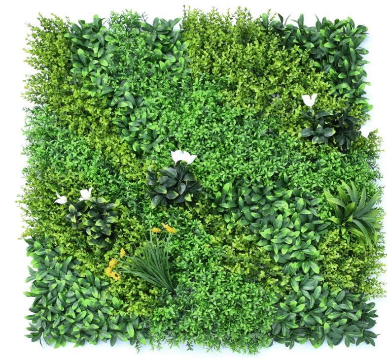 1m*1m Interior Decor Artificial Foliage Wall Green wall  Garden Artificial Vertical Garden Low Maintenance for Balconies