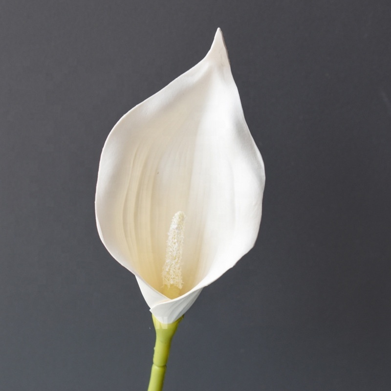 Mini calla lily simulation flower EVA material wedding flower set home decoration