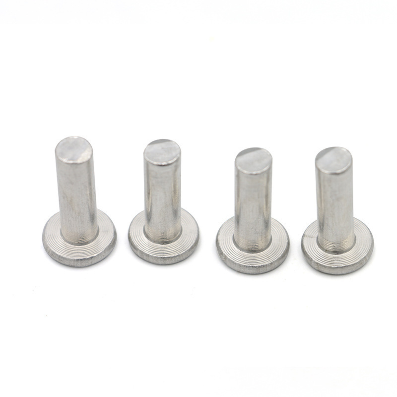 Factory direct sales Stainless steel Solid round head rivets metal rivets Mushroom head steel rivets