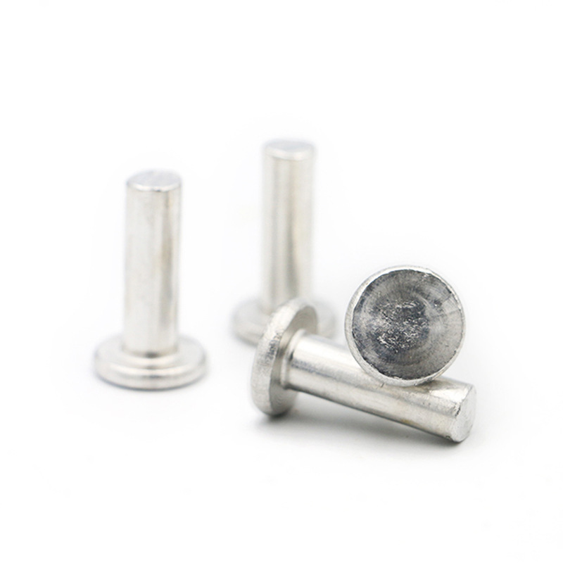 Factory direct sales Stainless steel Solid round head rivets metal rivets Mushroom head steel rivets