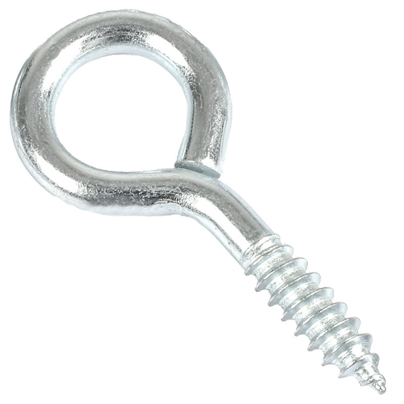 High quality customization Galvanized  white zinc Eye-opening self-tapping C-hook screws hook bolt sheep eye circles