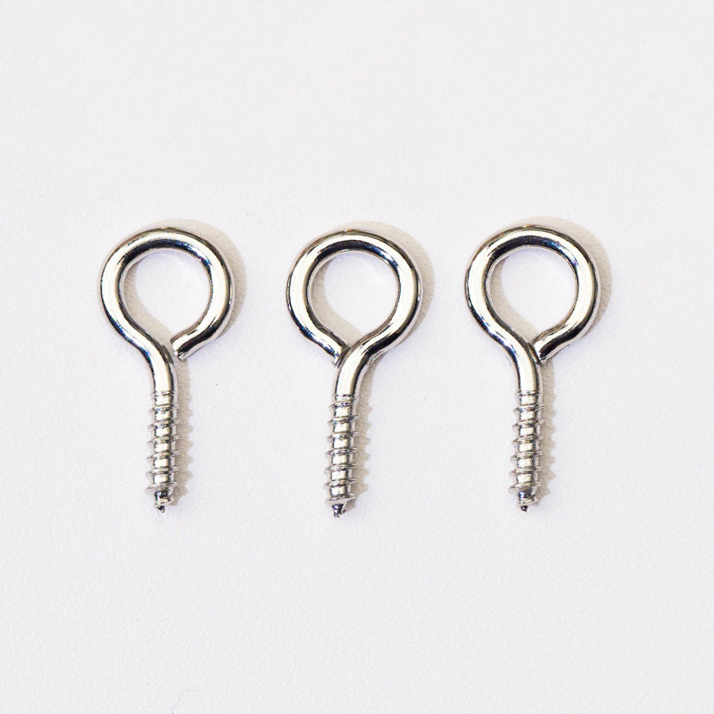 High quality customization Open your eyes and attack yourself C hook screw eye bolt hook closed shape screw hook