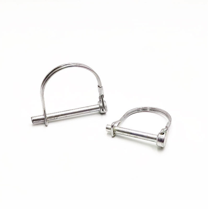 Factory Direct D-Type U-Shaped O-Shaped Diameter Opening Safety Pin Trailer Safety Hook Spring Lock Pin Quick Locking