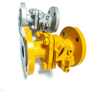 Forged Steel Ball Valve Water Tank Float Floating Ball Valve Flange Ball Valve