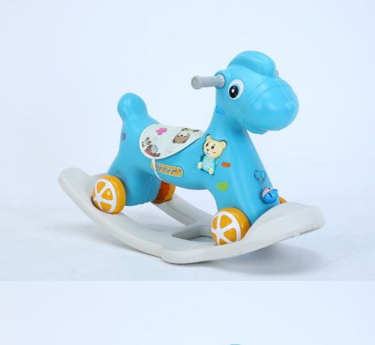 Wholesale Fashion Kids ride on car and rocking chair  2 In 1 Rocking Horse Durable Material Toddler Rocking Horse