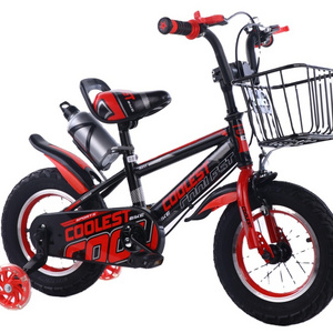 12 14 16  20 Inch Cheap Baby Quad Bike Boys Girls Aged 3-8 Years Old Kids' Bicycle For Sale With Basket Training Wheel