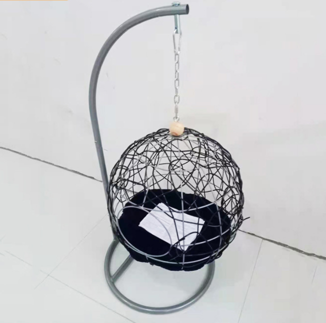 Amazon Hot Sale Rattan Pet Bed Macrame Cat Hammock Hanging Chair Swing For Pet Cat