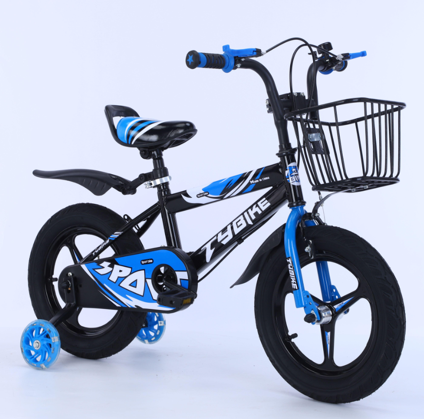 New children's bike stroller for boys and girls 3-6-7-8-10-12 years old baby pedaling training wheel bike