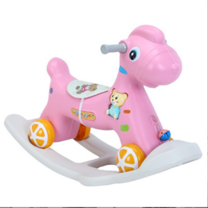 Wholesale Fashion Kids ride on car and rocking chair  2 In 1 Rocking Horse Durable Material Toddler Rocking Horse