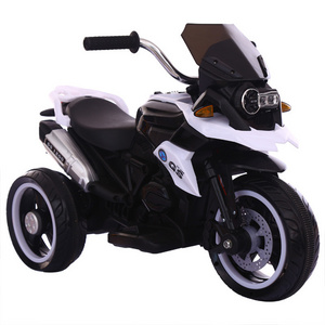 red white blue color plastic child electric three wheel motorcycle toy car for 3-11 years/ ride on electric toy  kids motorcycle