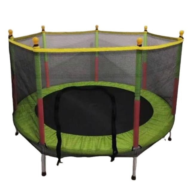 rectangle 6ft china hot sale Safety Net mini kids indoor round with tent/roof trampoline