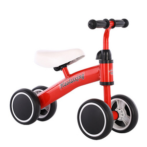 hot sale  kids walking no pedals small 4 wheel baby training cycle riding toys toddlers ride on car children balance bike