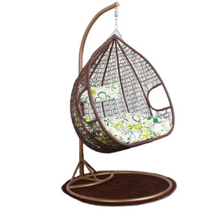 Rattan Patio two seat Hanging Chair Used Garden Outdoor Furniture Double Seat Hanging Egg Chair