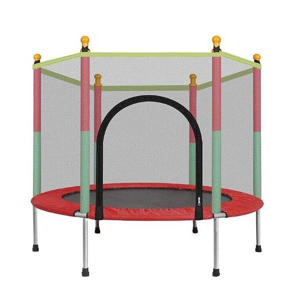 rectangle 6ft china hot sale Safety Net mini kids indoor round with tent/roof trampoline