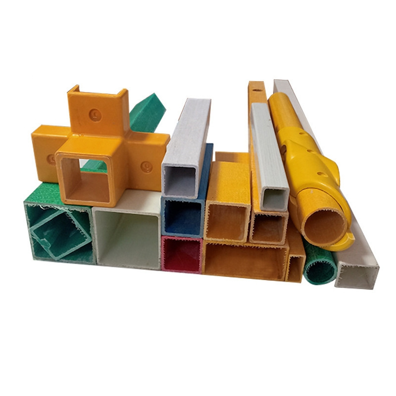 Frp Grp Fiberglass Rectangular Tube Frp Composite Pultrusion Profile Fiberglass Rod Square Tube