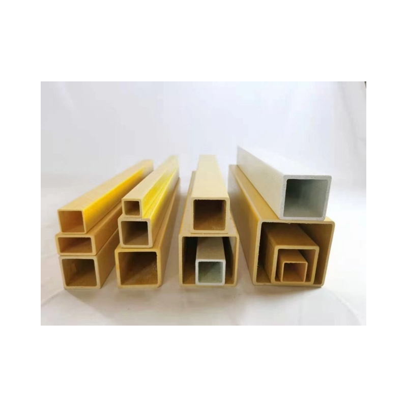 Frp Grp Fiberglass Rectangular Tube Frp Composite Pultrusion Profile Fiberglass Rod Square Tube