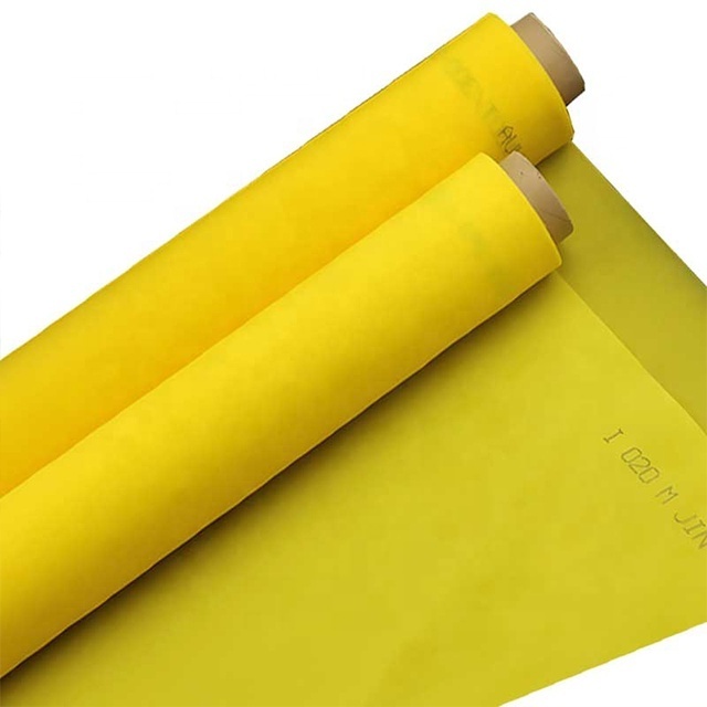 White Yellow 80 100 135 180 250 300 Mesh Polyester Silk Screen Printing Mesh