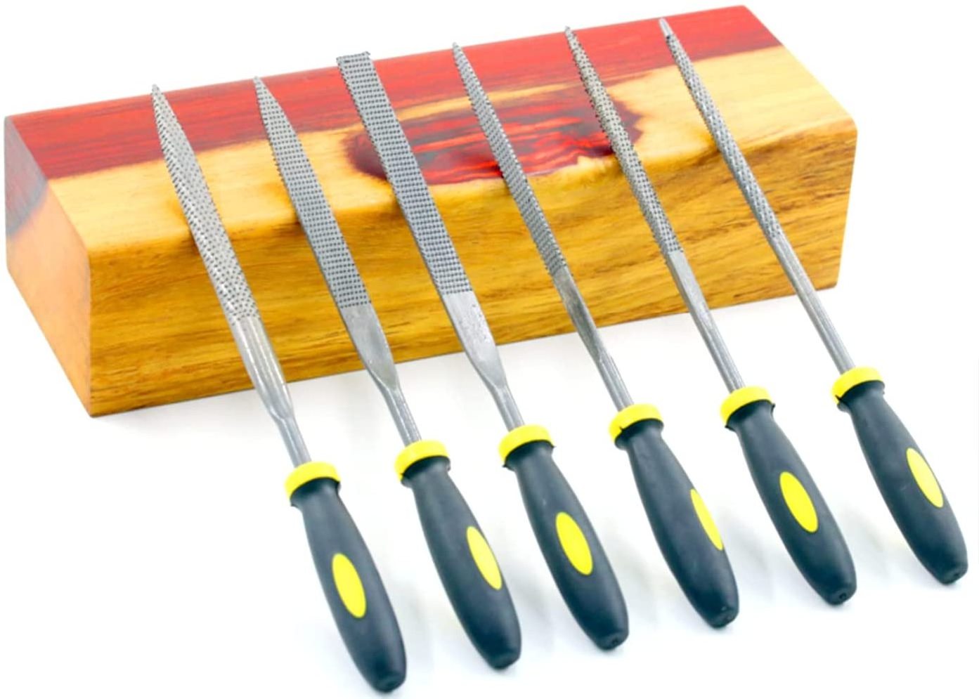 Directly supplied by the manufacturer High Quality Steel Needle Wood Rasp File Set with Rubber Handle