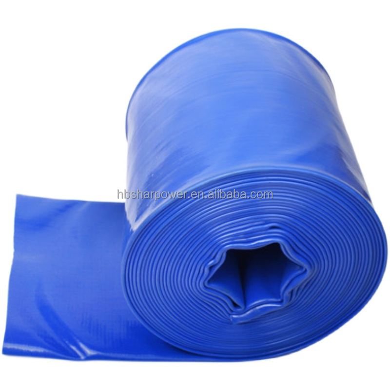 layflat hose 1 1.2 1.5 2 3 2.5 4 5 6 8 10 inch PVC water pump hose  pipe for agricultural irrigation