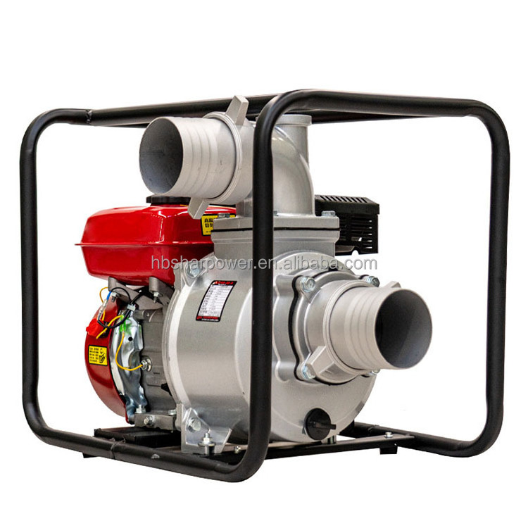 low fuel consumption portable wp80 wp50 wp20 wp30 manual gasoline water pump