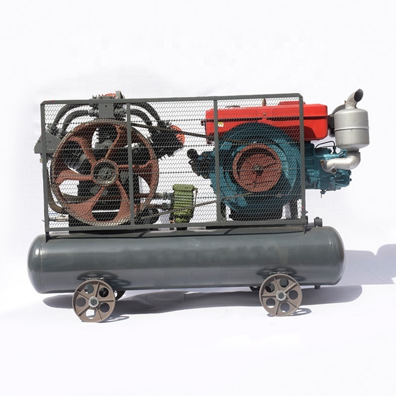 Manufacturer Low-cost   Energy Saving Diesel  Piston Air Compressor  For Mining