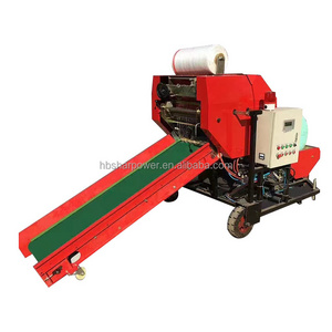 SHARPOWER agricultural 18HP-30HP 18HP-50HP diesel engine round square pine straw hay baler for sale