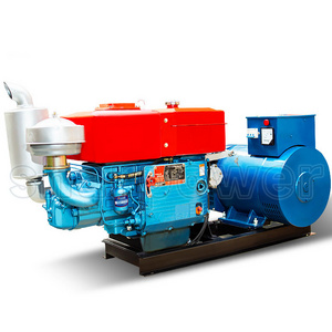 SHARPOWER single three phase brush brushless st stc ac alternator synchronous generator with diesel engine