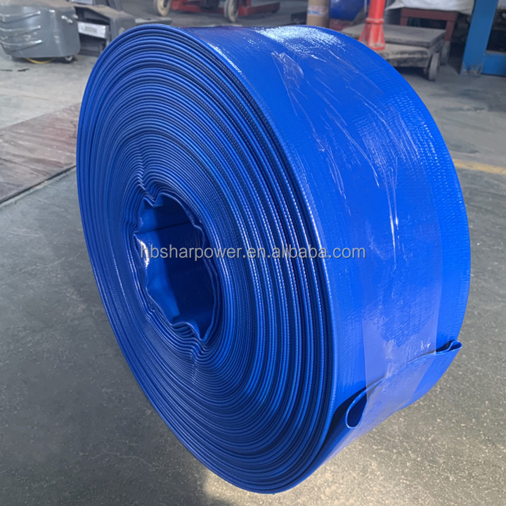 layflat hose 1 1.2 1.5 2 3 2.5 4 5 6 8 10 inch PVC water pump hose  pipe for agricultural irrigation