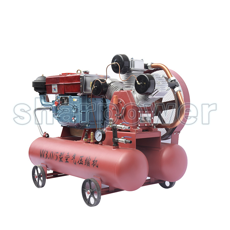 SHARPOWER industry 15kw electric motor type w-2.6/5 3 cylinder high pressure quartz  piston air compressor