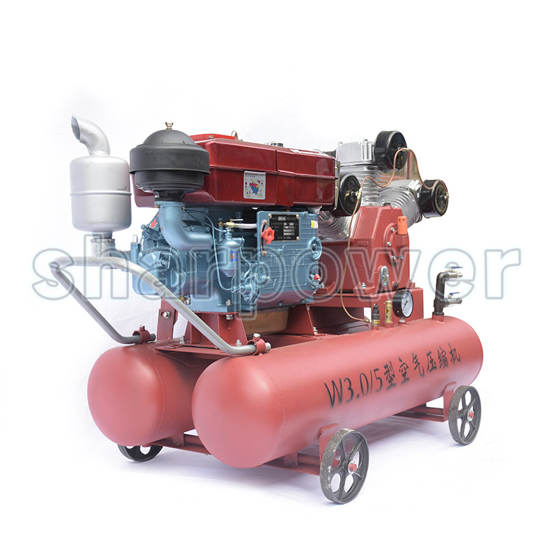 SHARPOWER industry 15kw electric motor type w-2.6/5 3 cylinder high pressure quartz  piston air compressor