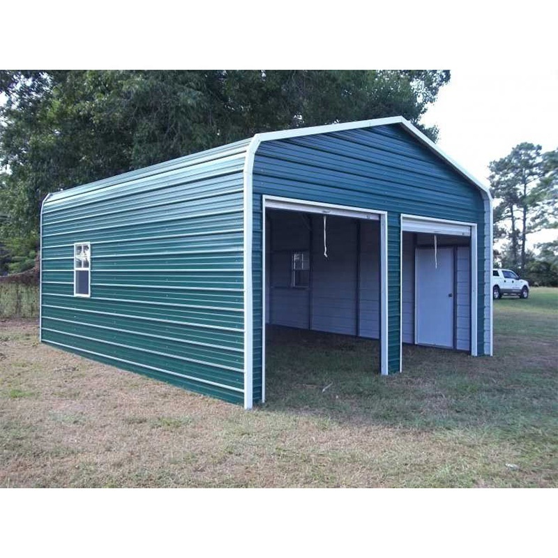 Hot Sale Prefab Durable Portable Dome Frame 10x20 Metal Garages, Canopies & Carports Shed Car Storage Cars Steel Powder Coated