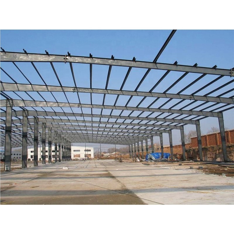 prefab workshop Building with crane Low Cost Steel Structure Portable Frame steel warehouse With crane