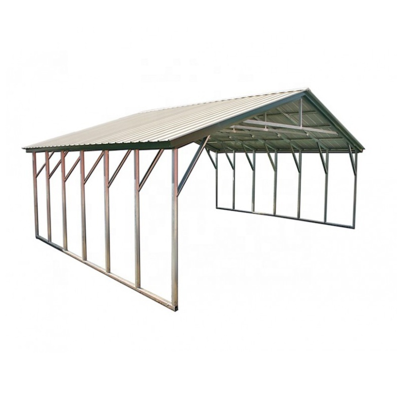 Sanhe galvanized light weight Steel Carport / Metal Garage for Cars rain cover canopy for Bikes Vehicles