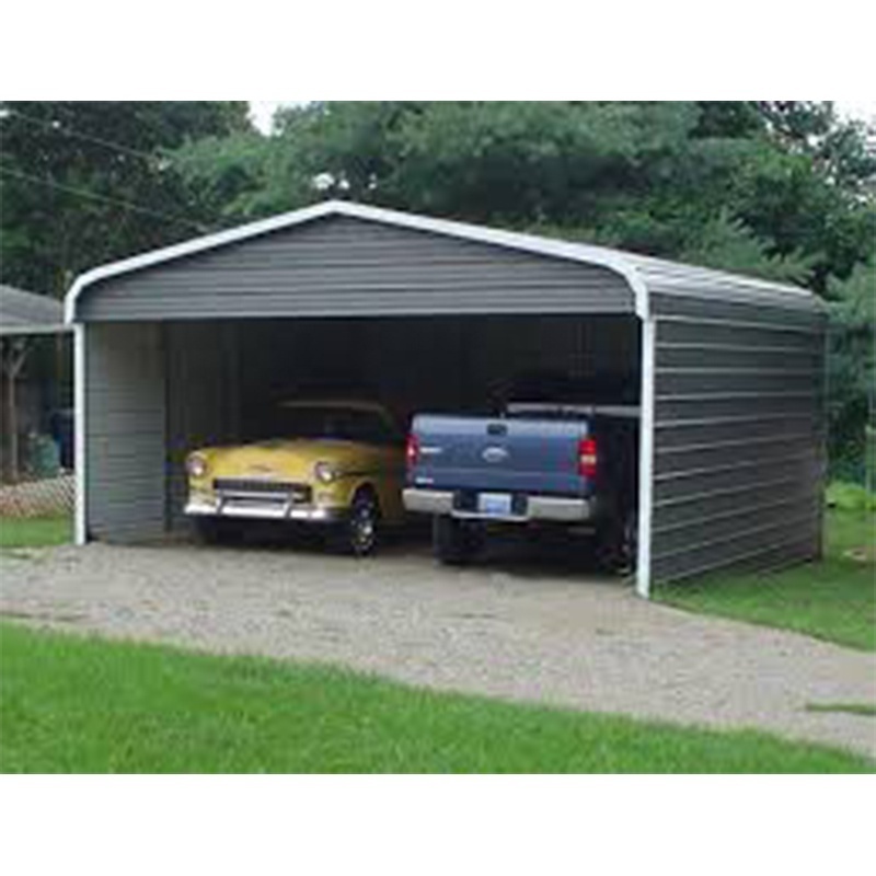 Sanhe galvanized light weight Steel Carport / Metal Garage for Cars rain cover canopy for Bikes Vehicles