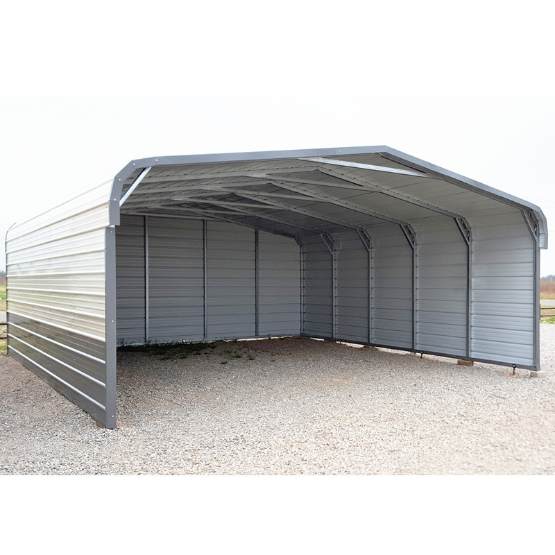 Metal Carport Kit 20x30 Utility Carport with Storage