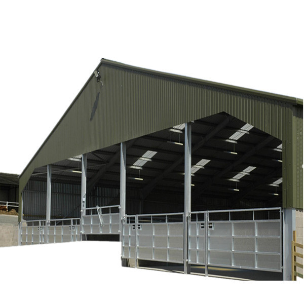 Light Steel Structure Cow Farm Building Prefabricated Cow shed For Sale