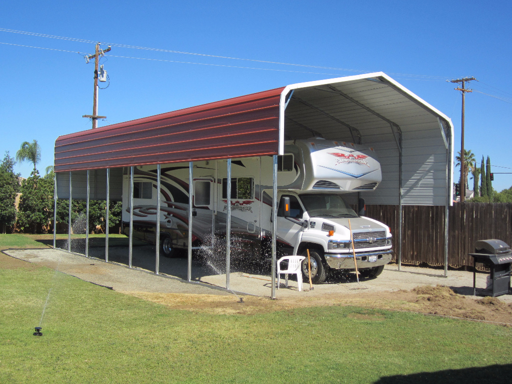 20' x 30' x10' / 6mx9mx3m Regular Roof Style High Snow Load Galvanized Wind Resistant Carport