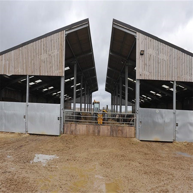 modern farming building steel frame structure cattle shed farm house tent