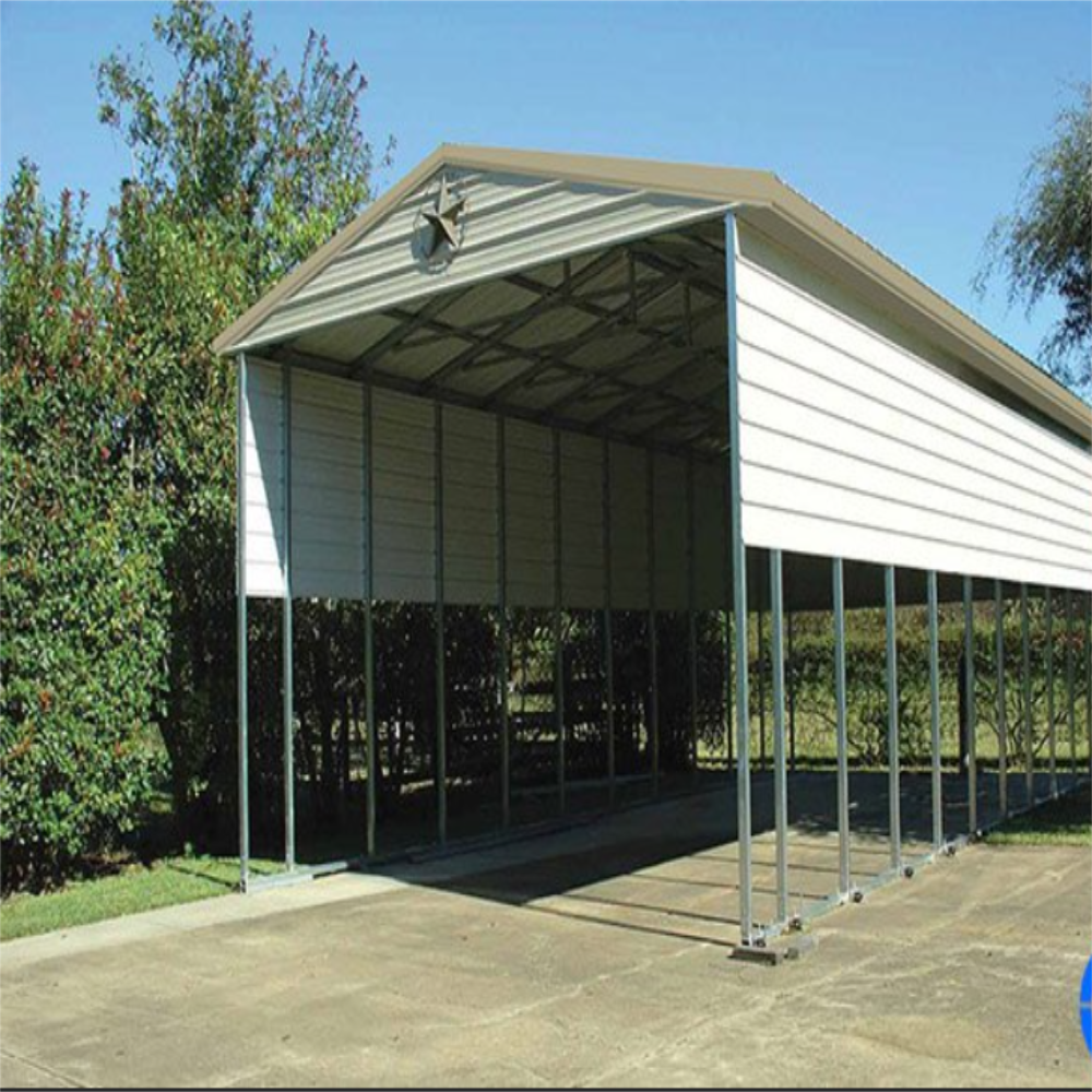 single car/double carport storage shed and barns-vertical roof horse barn