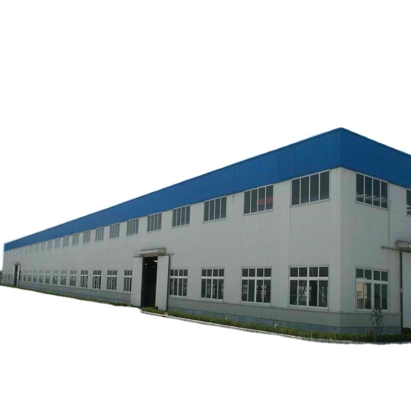 prefab workshop Building with crane Low Cost Steel Structure Portable Frame steel warehouse With crane