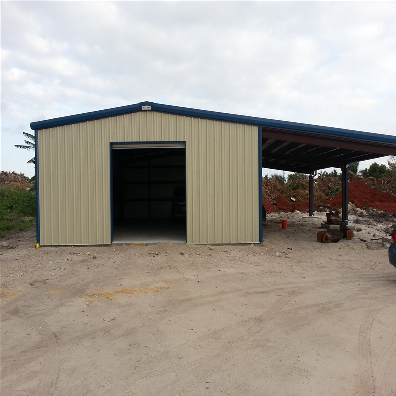 High quality Prefab custom portable metal steel large carport and garage kits