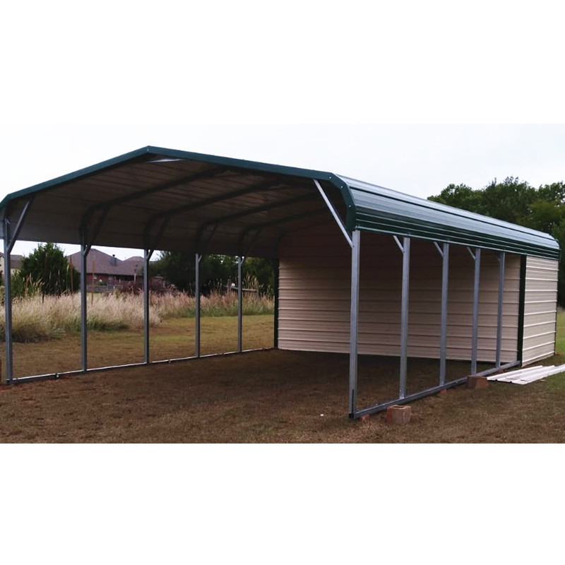 Carport Customized Kit 20x30 Utility Carport with Storage